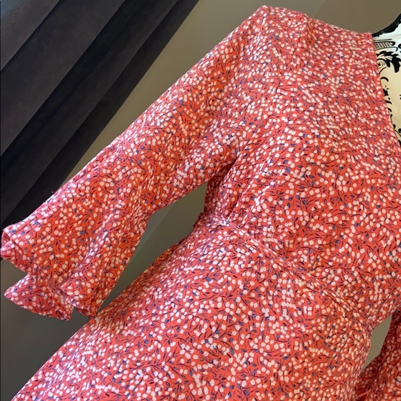 Wrap Around Pink Dress - Picture 3 of 7